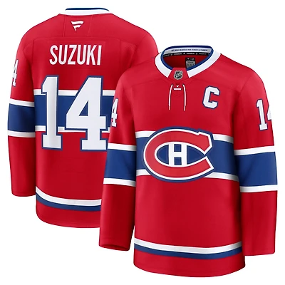 Fanatics Nick Suzuki Montreal Canadiens Home Premium Jersey
