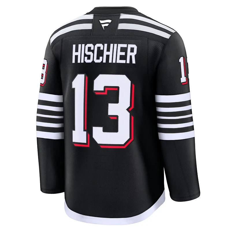 Fanatics Nico Hischier New Jersey Devils Alternate Premium Jersey