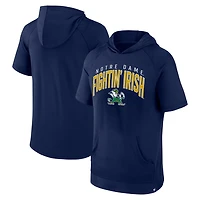 Fanatics Notre Dame Fighting Irish Double Arch Raglan Short Sleeve Hoodie T-Shirt