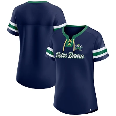 Fanatics Notre Dame Fighting Irish Iconic Athena Lace-Up T-Shirt