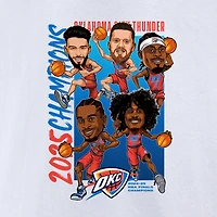 Fanatics Oklahoma City Thunder 2025 NBA Finals Champions Big  Tall Caricature Roster T-Shirt