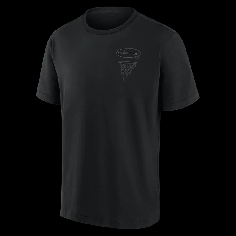 Fanatics Oklahoma City Thunder Blackout Heavyweight T-Shirt