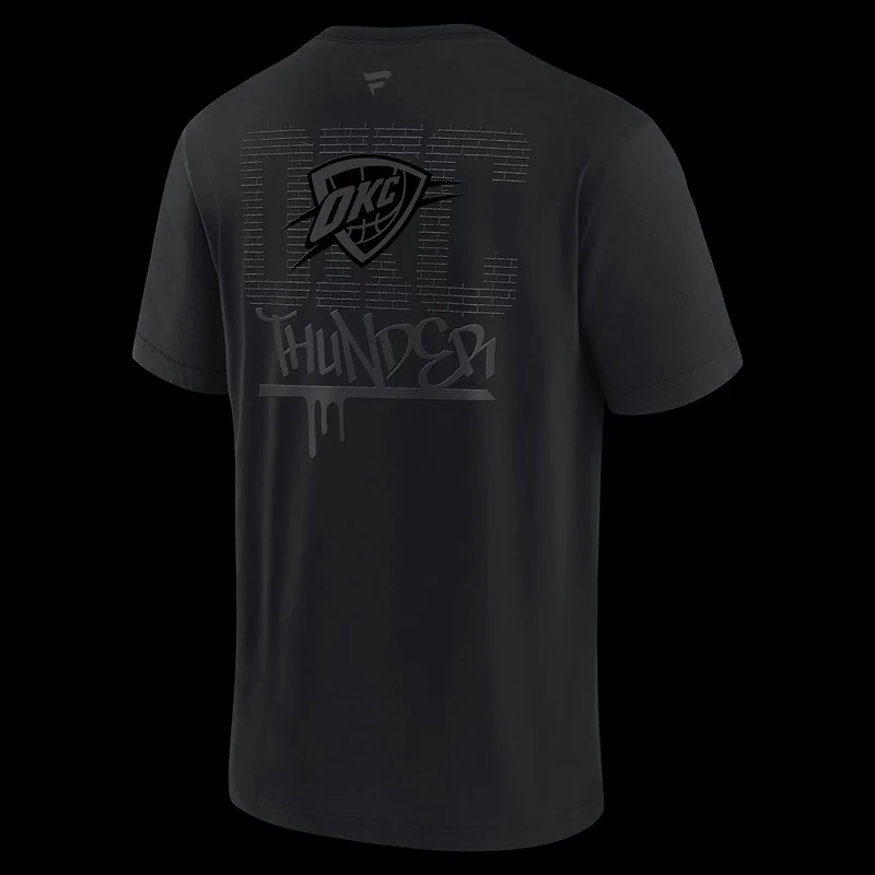 Fanatics Oklahoma City Thunder Blackout Heavyweight T-Shirt