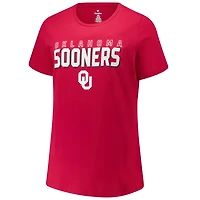 Fanatics Oklahoma Sooners Plus Lean Scoop Neck T-Shirt