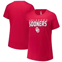 Fanatics Oklahoma Sooners Plus Lean Scoop Neck T-Shirt