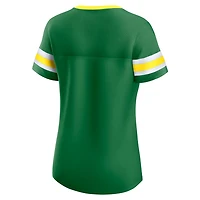 Fanatics Oregon Ducks Iconic Athena Lace-Up T-Shirt