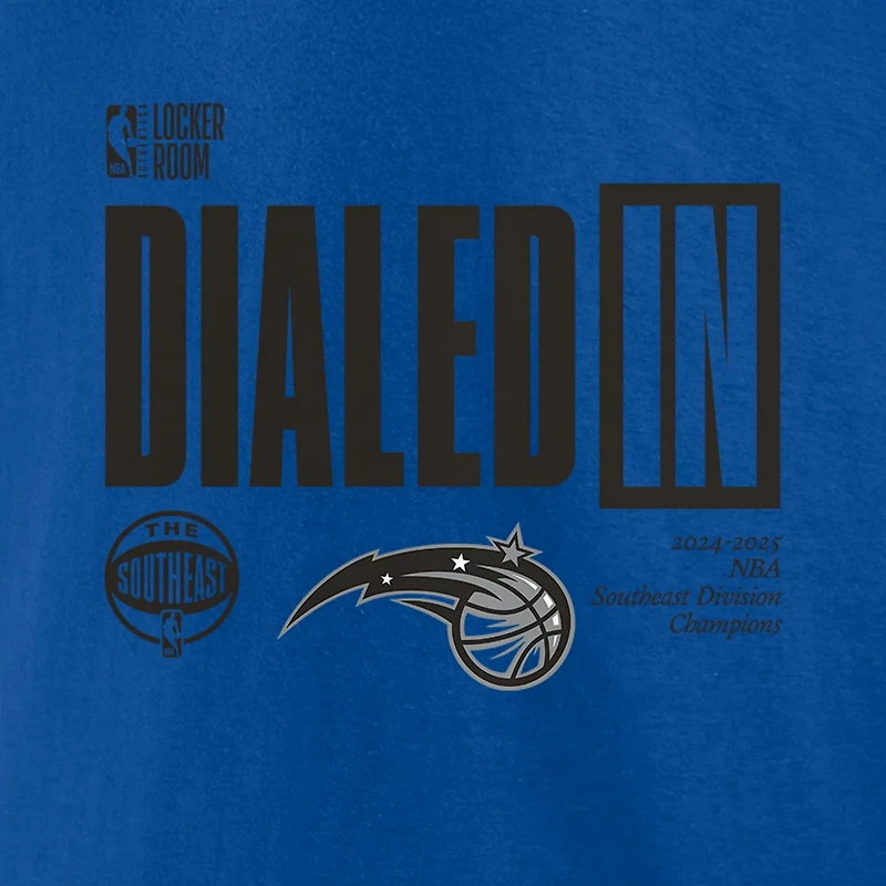 Fanatics Orlando Magic 2025 Southeast Division Champions Locker Room T-Shirt