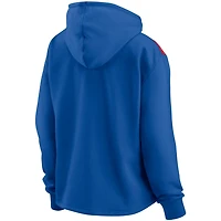 Fanatics Philadelphia 76ers Overslide Quarter-Zip Fleece Hoodie
