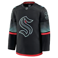 Fanatics Philipp Grubauer Seattle Kraken Alternate Premium Player Jersey