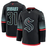 Fanatics Philipp Grubauer Seattle Kraken Alternate Premium Player Jersey
