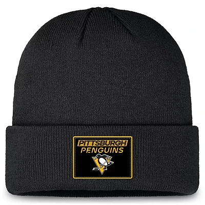 Fanatics Pittsburgh Penguins Authentic Pro Cuffed Knit Hat