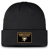 Fanatics Pittsburgh Penguins Authentic Pro Cuffed Knit Hat