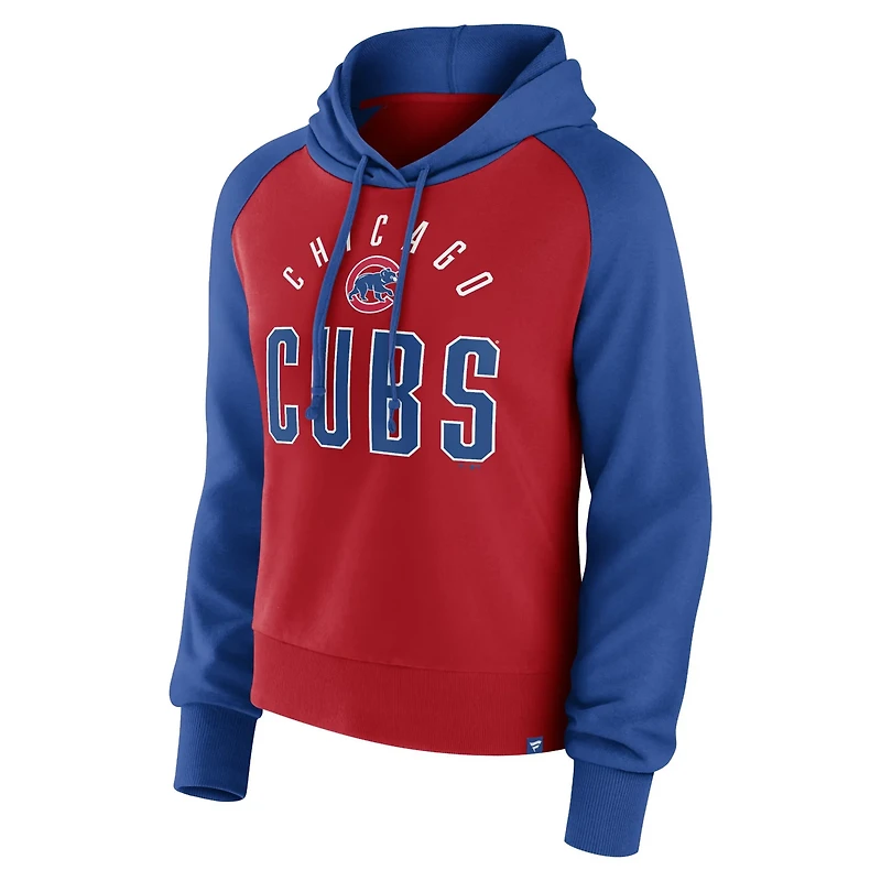 Fanatics Red Chicago Cubs Pop Fly Pullover Hoodie