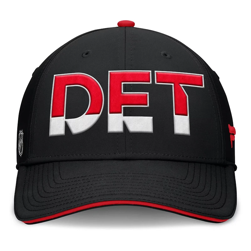 Fanatics Red Detroit Wings Authentic Pro Rink Team Code Flex Hat