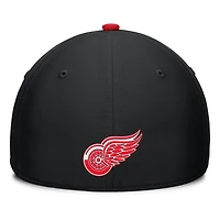 Fanatics Red Detroit Wings Authentic Pro Rink Team Code Flex Hat