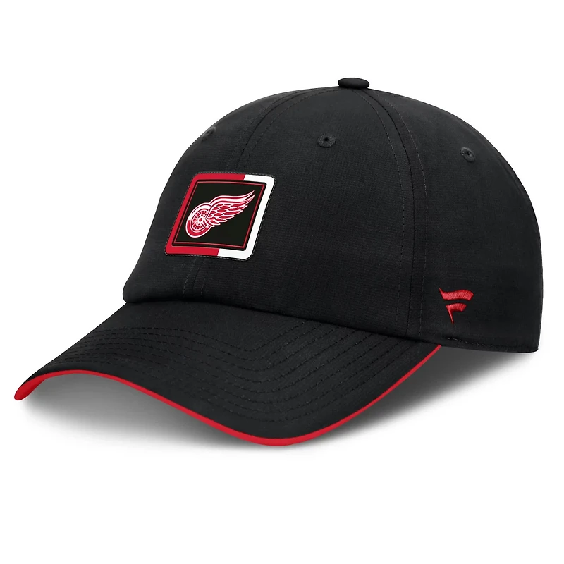Fanatics Red Detroit Red Wings Authentic Pro Ripstop Adjustable Hat