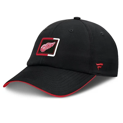 Fanatics Red Detroit Red Wings Authentic Pro Ripstop Adjustable Hat