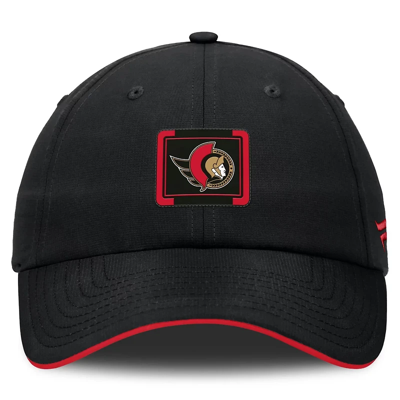 Fanatics Red Ottawa Senators Authentic Pro Ripstop Adjustable Hat