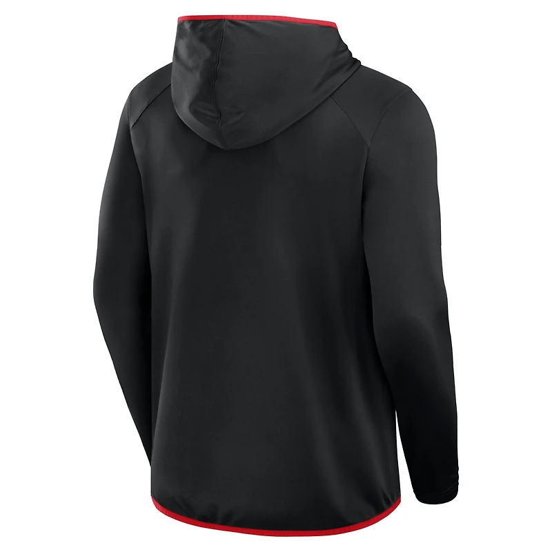 Fanatics /Red Texas Tech Red Raiders Transitional Hoodie T-Shirt