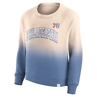 Fanatics /Royal Philadelphia 76ers Lounge Arch Raglan Pullover Sweatshirt