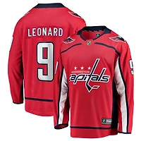 Fanatics Ryan Leonard Washington Capitals Home Breakaway Jersey