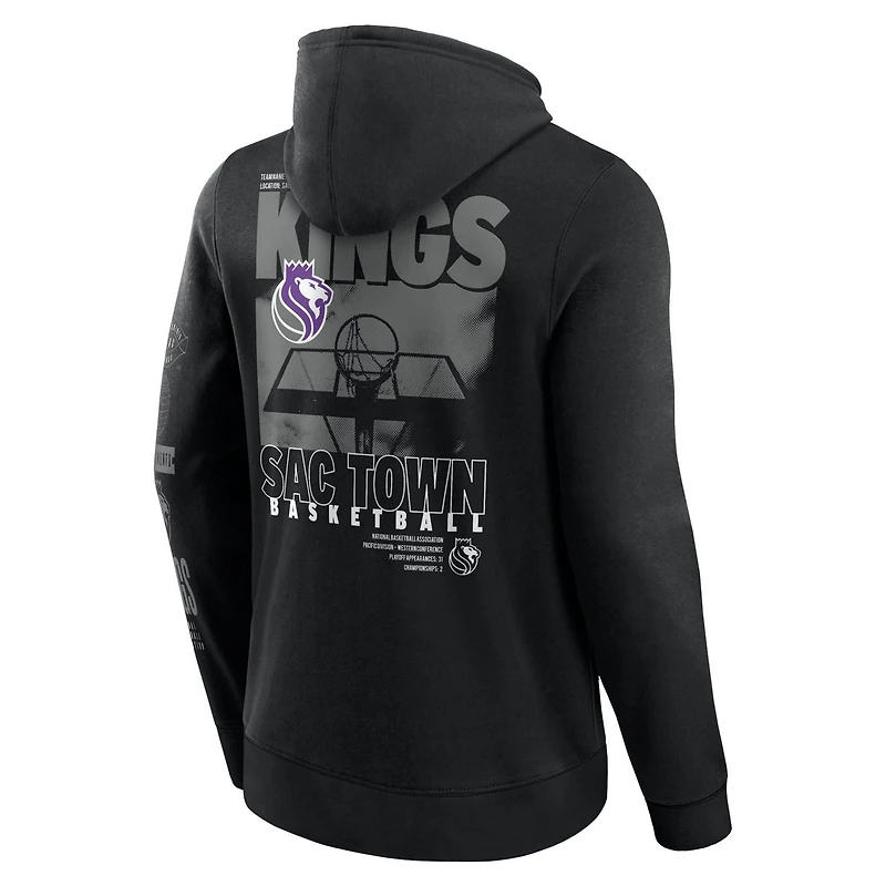 Fanatics Sacramento Kings Game Time Crossover Pullover Hoodie