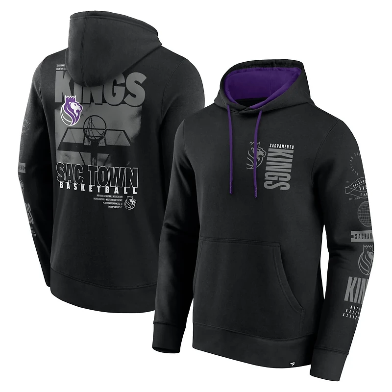 Fanatics Sacramento Kings Game Time Crossover Pullover Hoodie