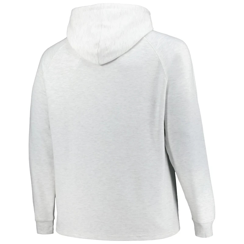 Fanatics San Antonio Spurs Big Tall Raglan Tri-Blend Pullover Hoodie