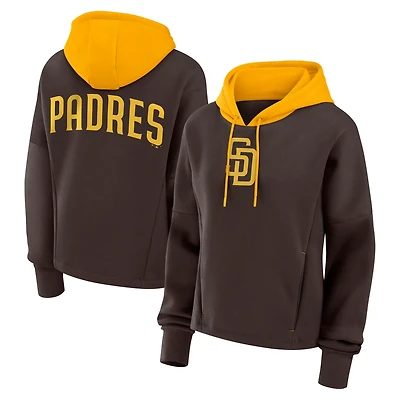 Fanatics San Diego Padres Oversized High Hip Legacy Fleece Pullover Hoodie
