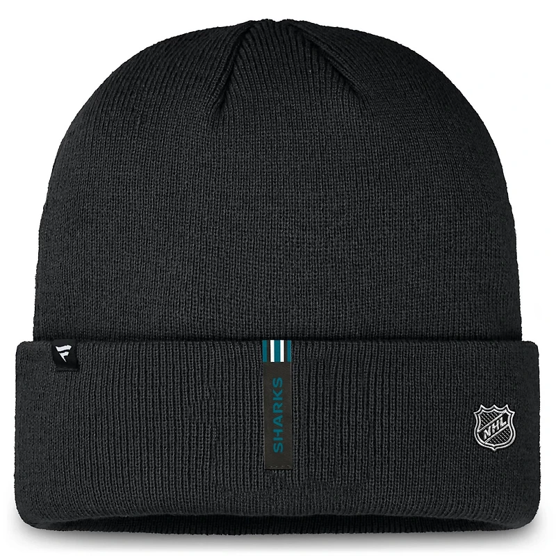 Fanatics San Jose Sharks Authentic Pro Cuffed Knit Hat