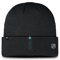 Fanatics San Jose Sharks Authentic Pro Cuffed Knit Hat