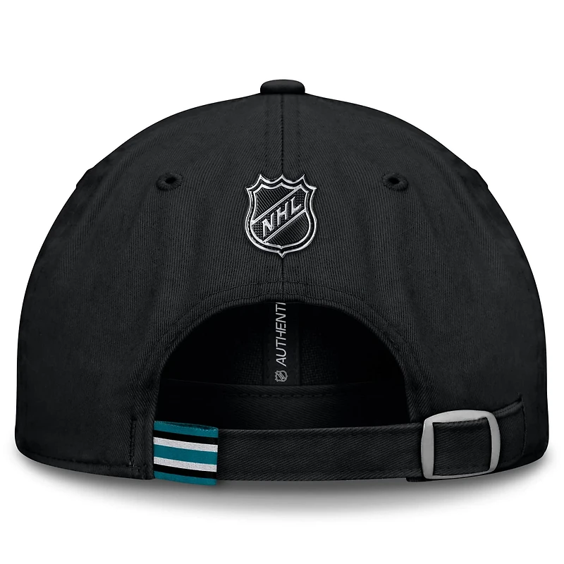 Fanatics San Jose Sharks Authentic Pro Prime Adjustable Hat