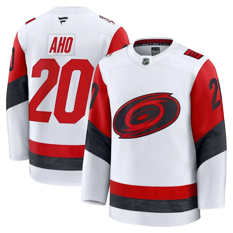 Fanatics Sebastian Aho Carolina Hurricanes Away Premium Jersey
