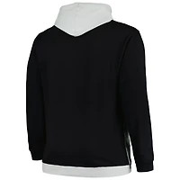 Fanatics /Silver Brooklyn Nets Big  Tall Primary Arctic Pullover Hoodie