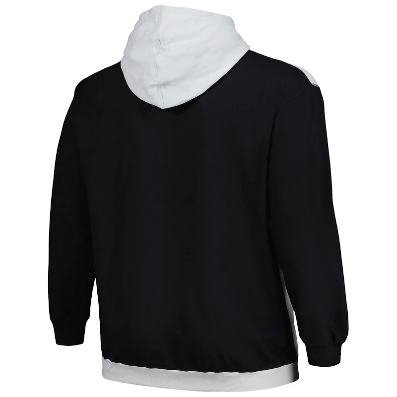 Fanatics /Silver Utah Jazz Big  Tall Primary Arctic Pullover Hoodie