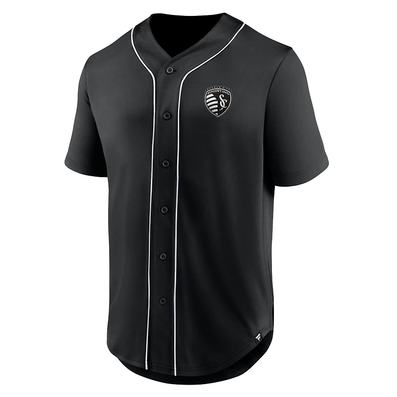 Fanatics Sporting Kansas City Third Period Fashion Baseball Button-Up Jersey
