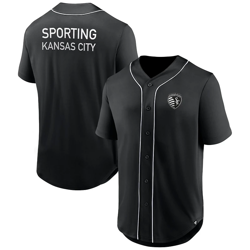 Fanatics Sporting Kansas City Third Period Fashion Baseball Button-Up Jersey