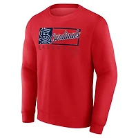 Fanatics St Louis Cardinals Focus Fleece Pullover Sweatshirt