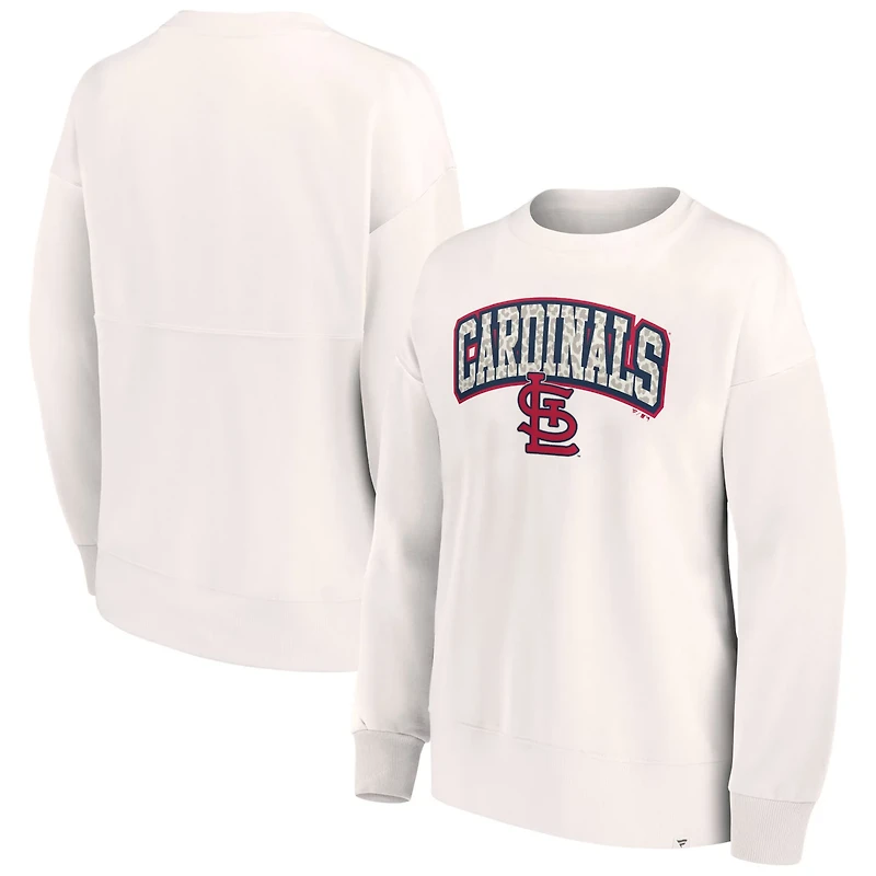 Fanatics St Louis Cardinals Leopard Pullover Sweatshirt