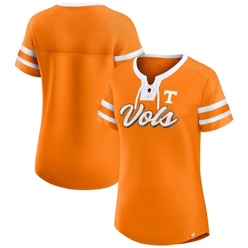 Fanatics Tennessee Volunteers Iconic Athena Lace-Up T-Shirt