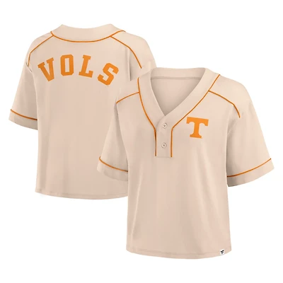 Fanatics Tennessee Volunteers Oversized Dominant Force Midi V-Neck T-Shirt