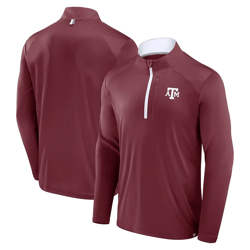 Fanatics Texas AM Aggies Fundamental Defender Quarter-Zip Jacket