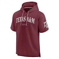 Fanatics Texas AM Aggies Ready Short Sleeve Pullover Hoodie