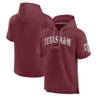 Fanatics Texas AM Aggies Ready Short Sleeve Pullover Hoodie