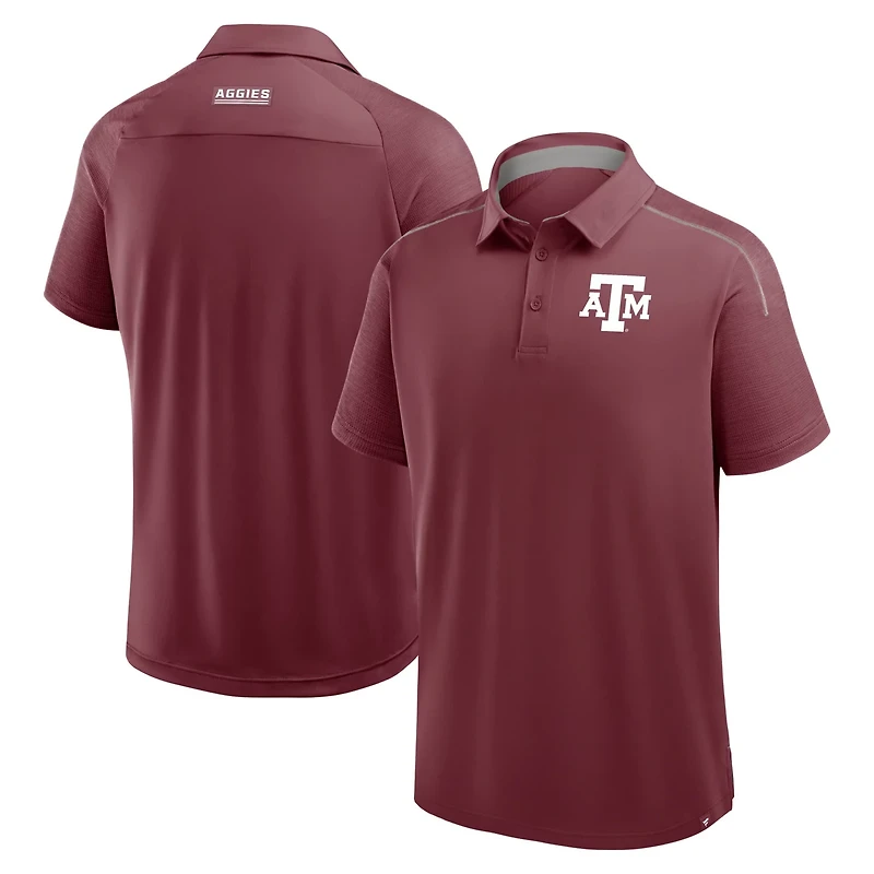Fanatics Texas AM Aggies Take The Lead Defender Raglan Polo