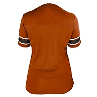 Fanatics Texas Longhorns Plus Mesh Overlay Lace-Up Jersey T-Shirt