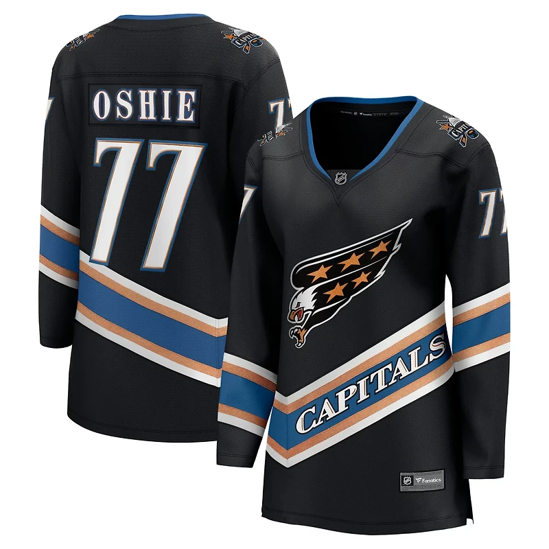 Fanatics TJ Oshie Washington Capitals Alternate 50th Anniversary Premier Breakaway Player Jersey