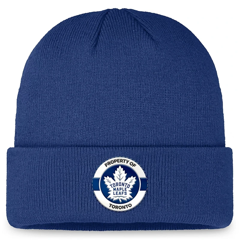Fanatics Toronto Maple Leafs Authentic Pro Training Camp Cuffed Knit Hat
