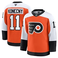 Fanatics Travis Konecny Burnt Philadelphia Flyers Home Premium Jersey