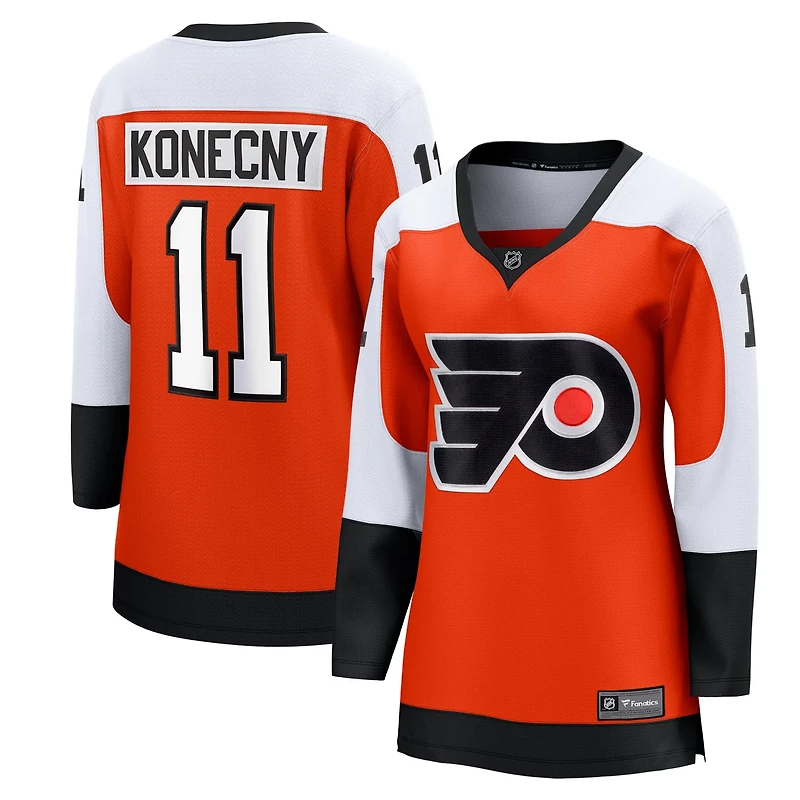 Fanatics Travis Konecny Philadelphia Flyers Home Breakaway Player Jersey